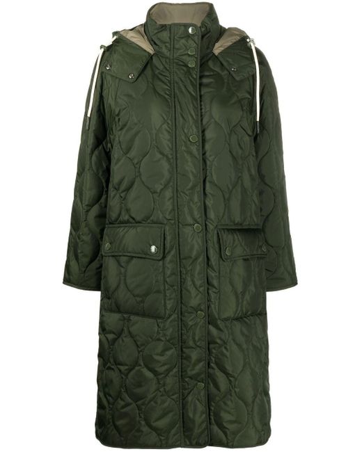 Barbour X Alexa Chung Nevis Quilted Jacket in Green | Lyst Canada