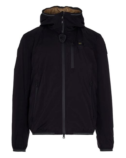 Blauer Blue Hooded Jacket for men