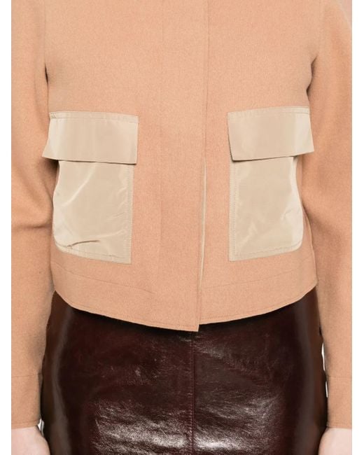 Niu Natural Patch-Pocket Bolero Jacket