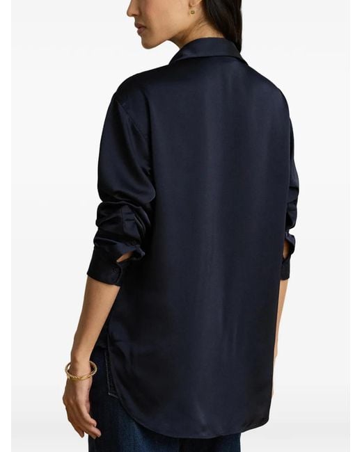 Ralph Lauren Blue Buttoned Placket Shirt