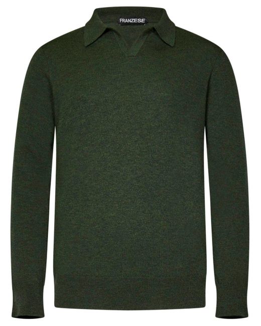 Franzese Collection Green Alain Delon Polo Shirt for men