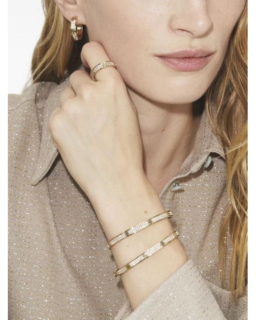 Tory Burch Natural Pavé Icon Ring