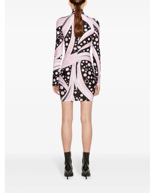 Emilio Pucci Fontane ミニドレス White