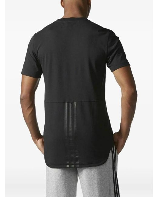 Adidas Black Essential Droptail 3 T-Shirt for men