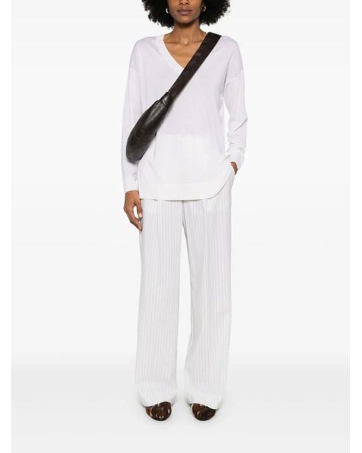P.A.R.O.S.H. White Linfa Sweater