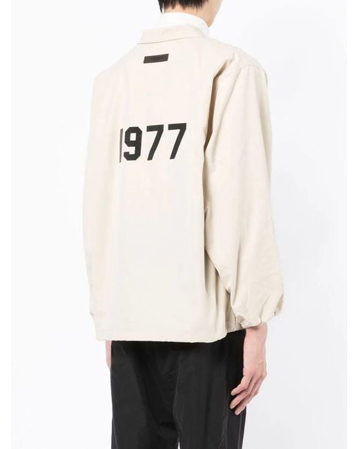 Fear Of God White Coaches Track Jacket for men