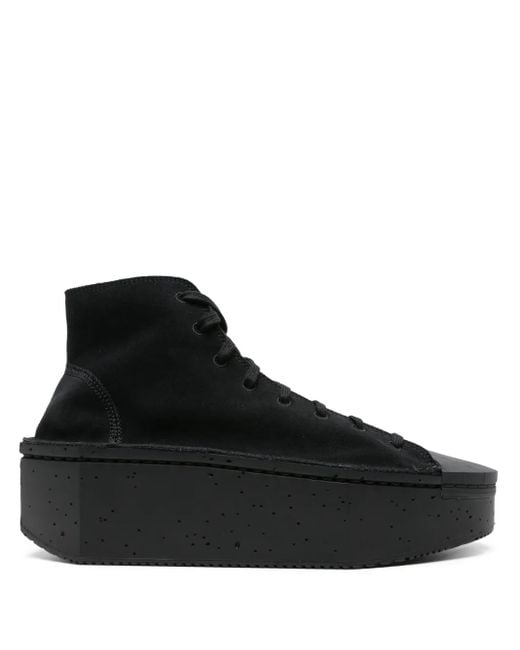 Y-3 Black X Adidas Brick Court Hi Sneakers for men