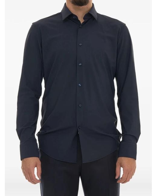 Boss Blue Slim-Fit Shirt for men