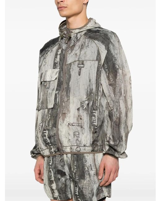 RC Outdoor Supply Gray Printed Jacket for men