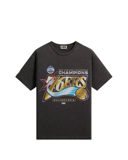 Kith Black Nba All-Star Philadelphia T-Shirt for men