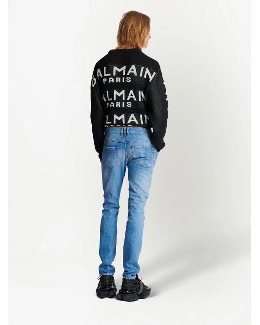 Balmain Blue Slim Jeans for men