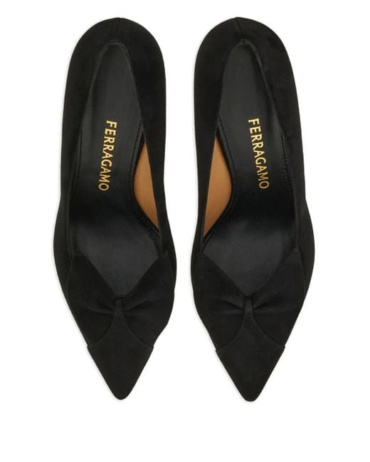 Ferragamo Black Ferragamo Heels
