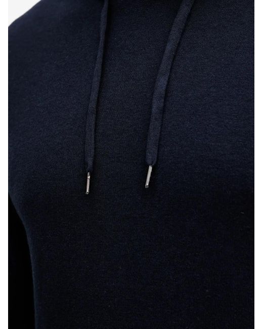 Sudadera de punto con capucha Benetton de hombre de color Blue