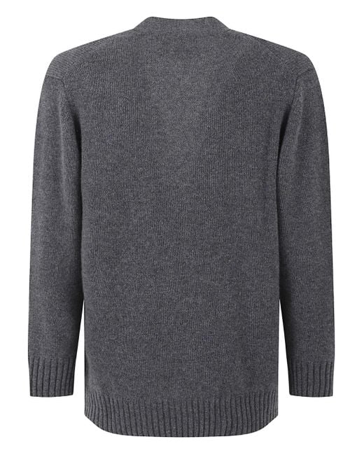 Lisa Yang Gray Button-Down Cardigan for men