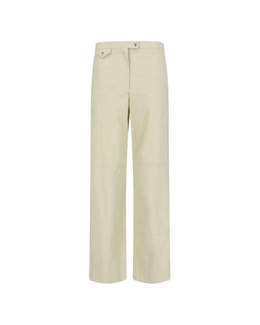 Calvin Klein Natural Flap-Pocket Trousers