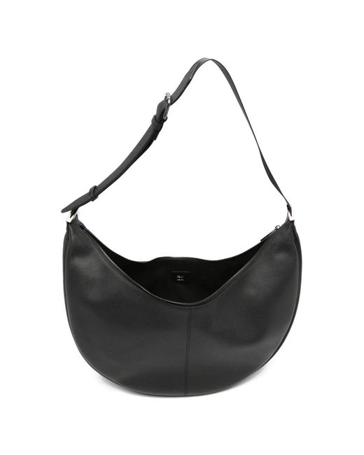 Fendi Black Sac Porté Épaule À Design Demi-Lune for men