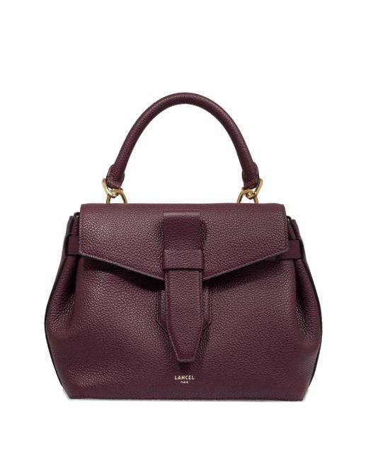 Lancel Purple Small Charlie Tote Bag