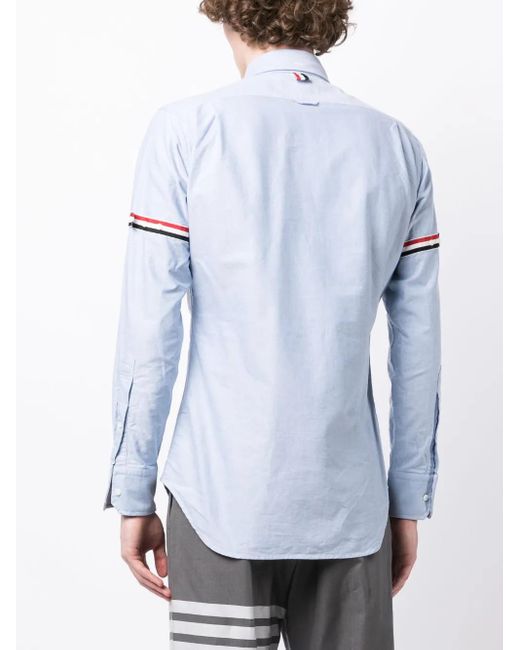 Chemise Oxford Armband Thom Browne pour homme en coloris Blue