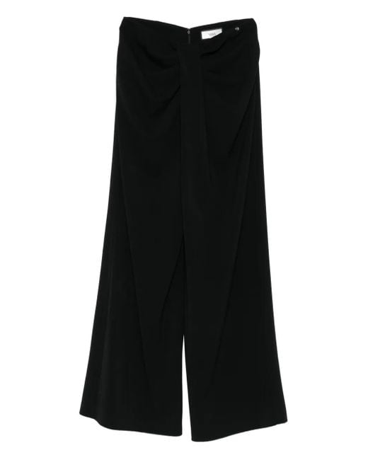 Nissa ドレープ パンツ Black