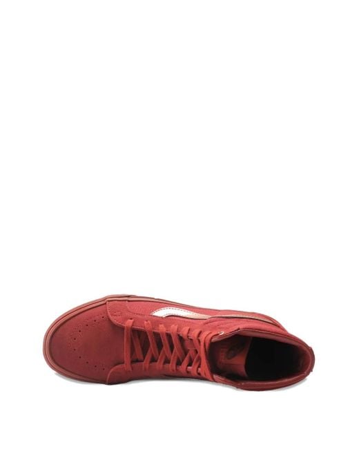 Vans Red Sk8 Hi Reissue Classic Sneakers