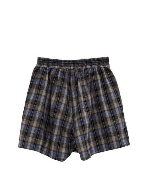 ERL Black Checked Boxers for men