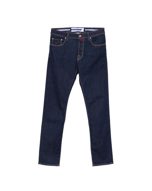 Jacob Cohen Blue Five-Pocket Jeans