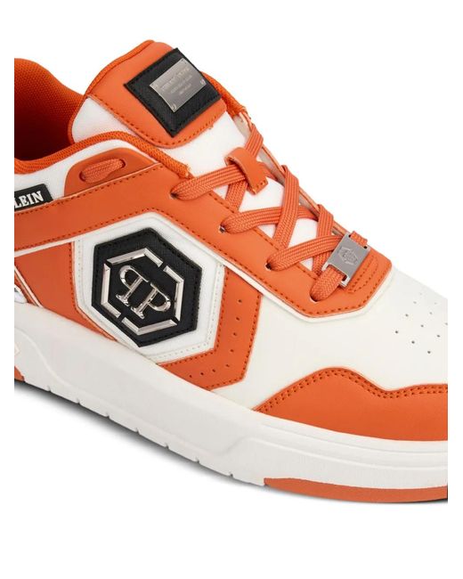 Zapatillas bajas con logo SK8R Philipp Plein de color Red