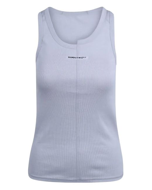 NOUMENO CONCEPT Geribbelde Tanktop in het Blue