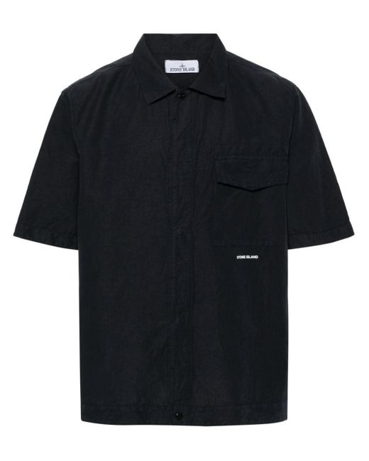 Stone Island Black Short-sleeve Shirt for men