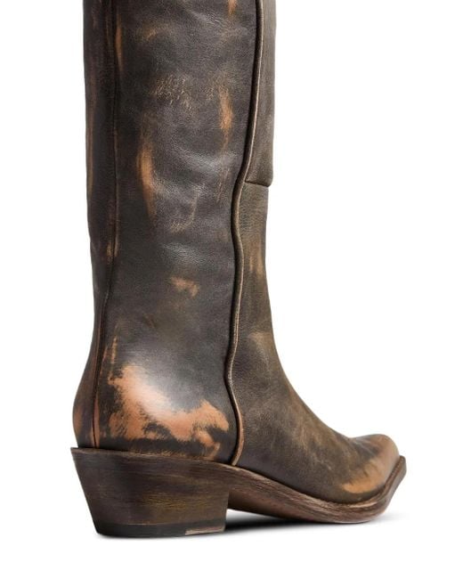 Khaite Black Clive Over-The-Knee Boots