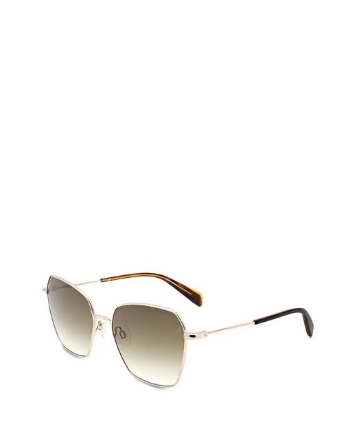 Rag & Bone Metallic Geometric-Frame Sunglasses