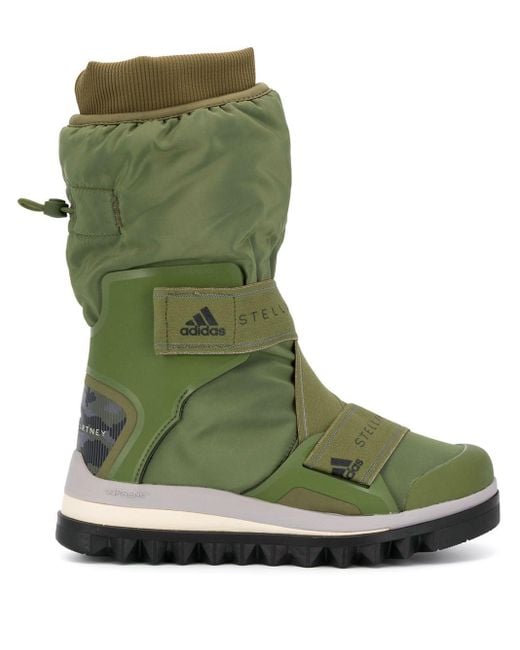 Adidas By Stella McCartney Green Drawstring Winterboots