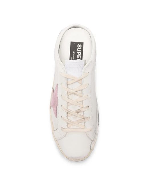 Golden Goose Deluxe Brand White Super-Star Sneakers