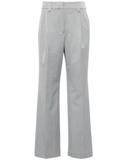 Reformation Gray Alex Tailored Trousers