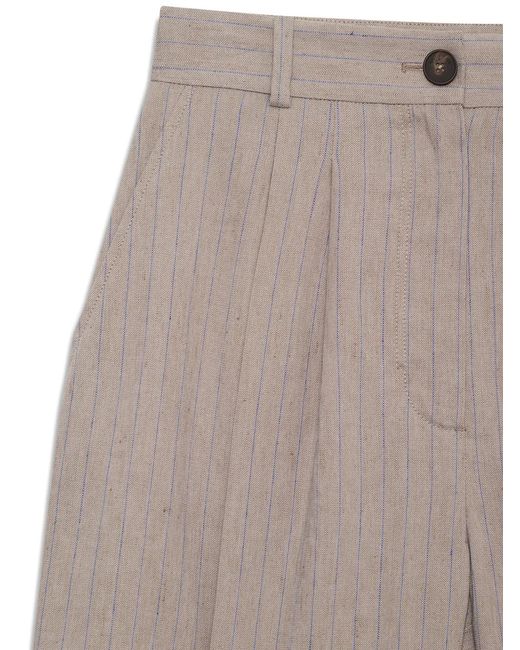 Anine Bing Gray Brice Shorts