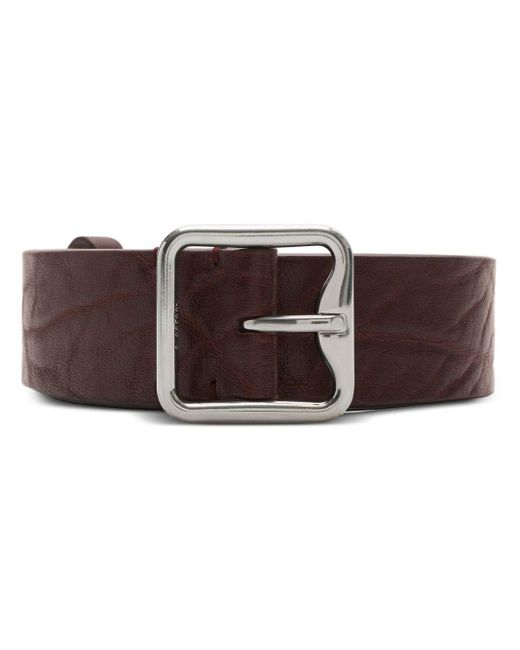 Burberry Brown B-buckle Leather Belt for men