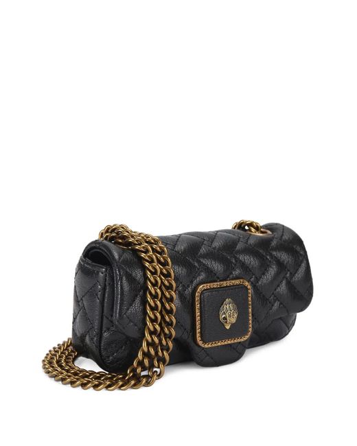 Kurt Geiger Black Nano Ppmlico Quilted Eagle Cross Body Bag