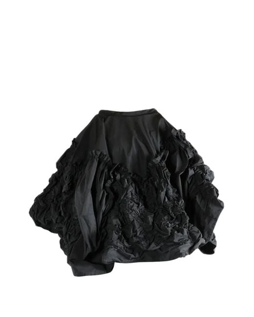 Comme des Garçons Black Ruffled Mini Skirt