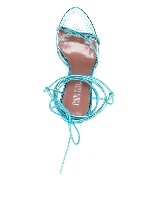 Paris Texas Blue 110Mm Linda Sandals