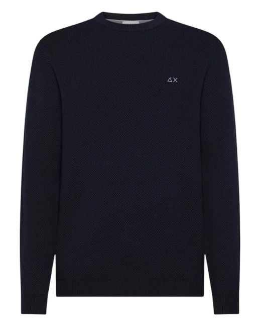 Jersey de manga larga Sun 68 de hombre de color Blue