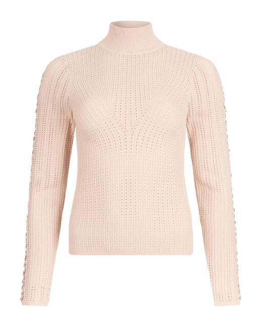 Liu Jo White High-Neck Sweater