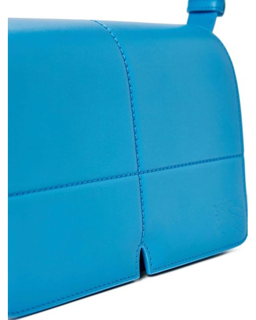 Burberry Blue Leather Shoulder Bag