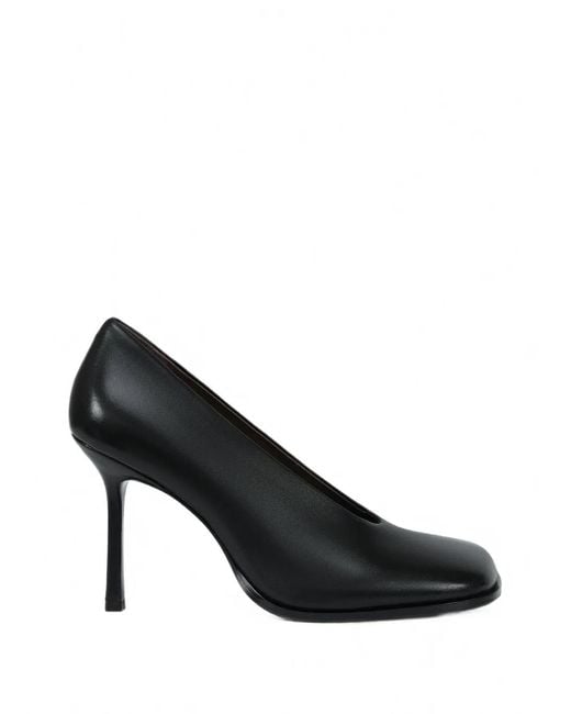 POTAMY Black Pumps Mit Eckiger Kappe