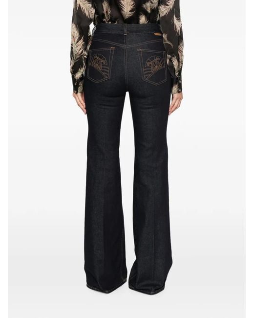 Zimmermann Black Flared Denim Jeans