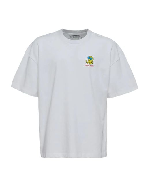 W/STUDIO White Game Machine T-Shirt for men