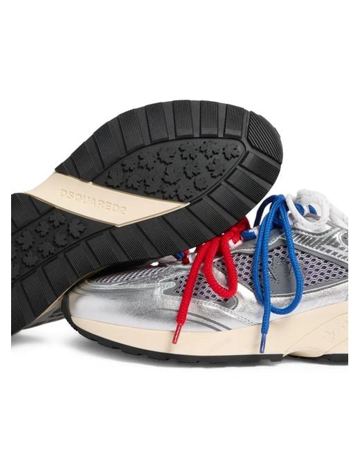 DSquared² Blue Sprinter Sneakers for men