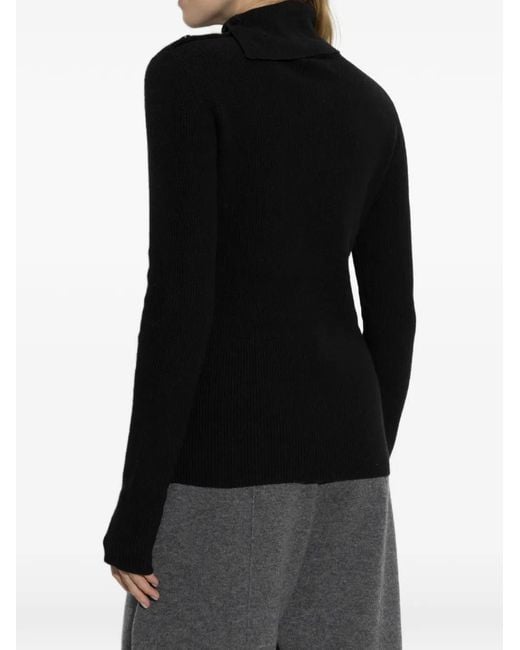 Lisa Yang Black Sabrine Turtleneck Sweater