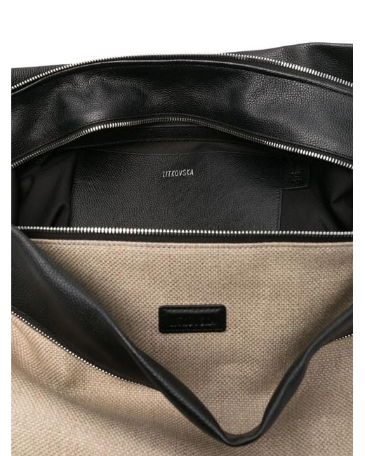 Litkovskaya White Decorative-Zip Shoulder Bag