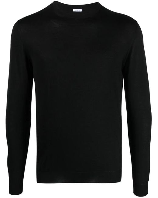 Malo Trui Met Ronde Hals in het Black voor heren