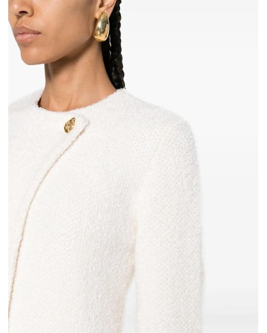 Chloé White Wool And Silk Blend Jacket